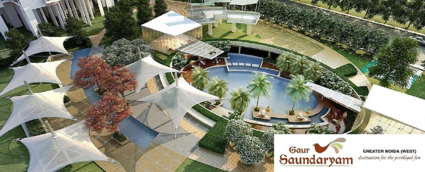 3Bhk flat available in Gaur saundaryam noida extension for sale.