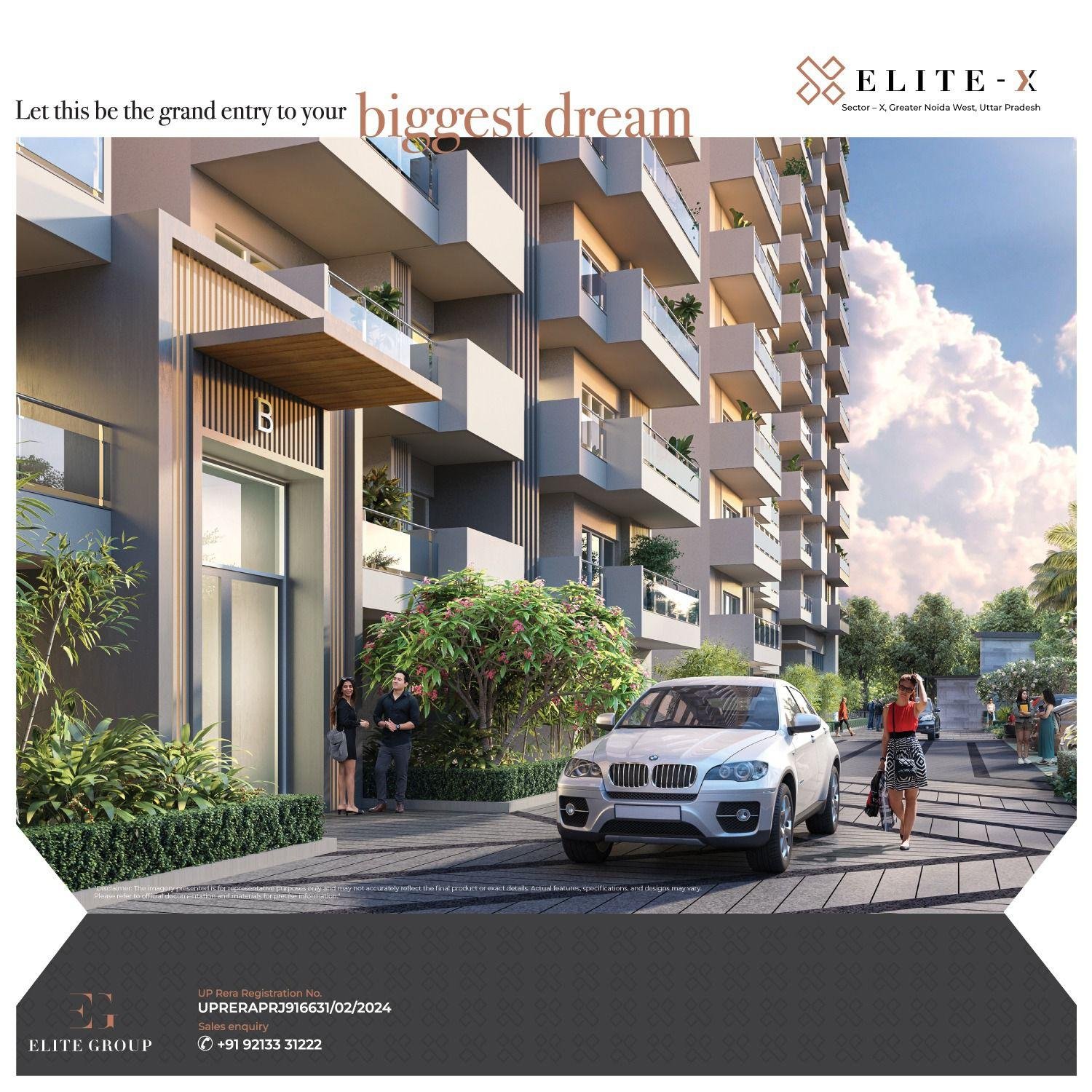 3 and 4 bhk apartment for sale in ELITE X in Sec 10 Greater Noida West