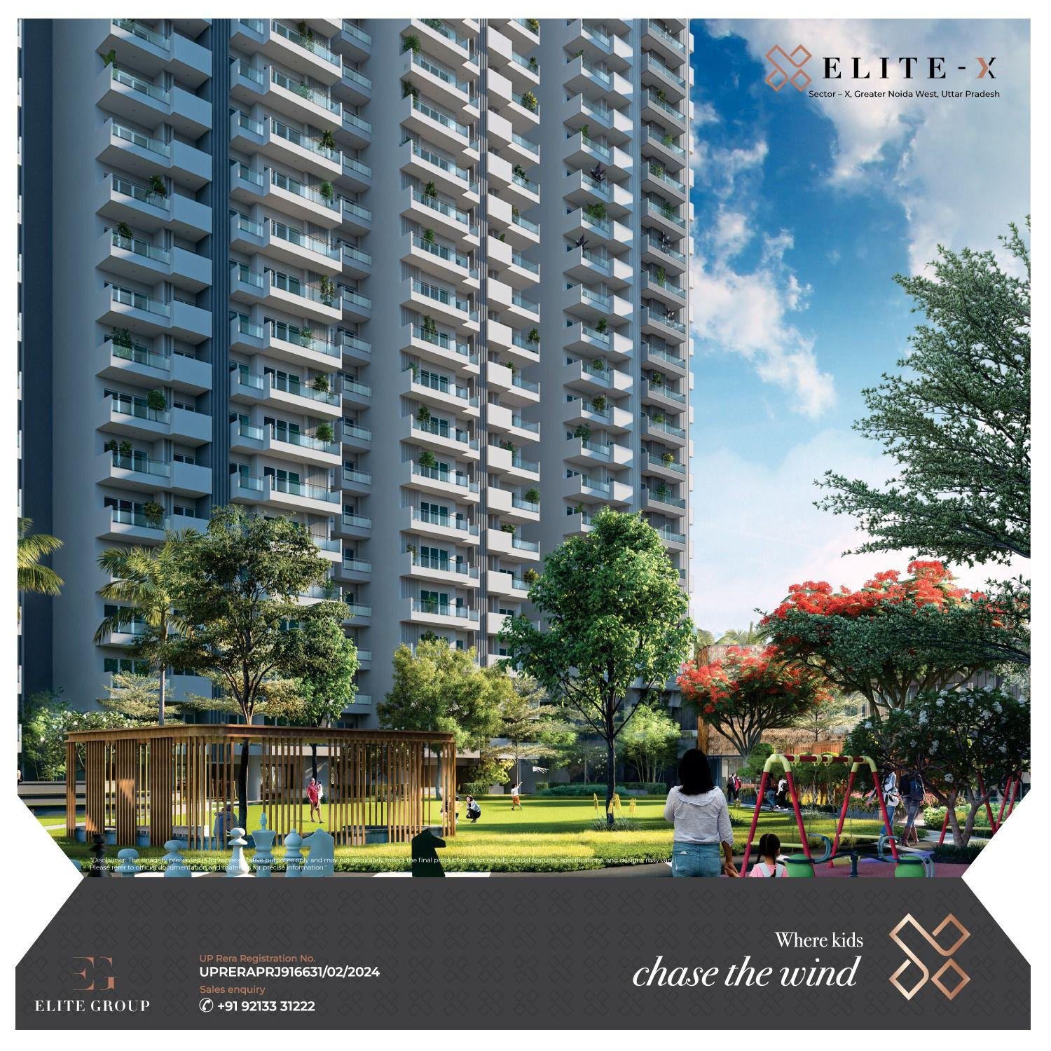 3 and 4 bhk apartment for sale in ELITE X in Sec 10 Greater Noida West