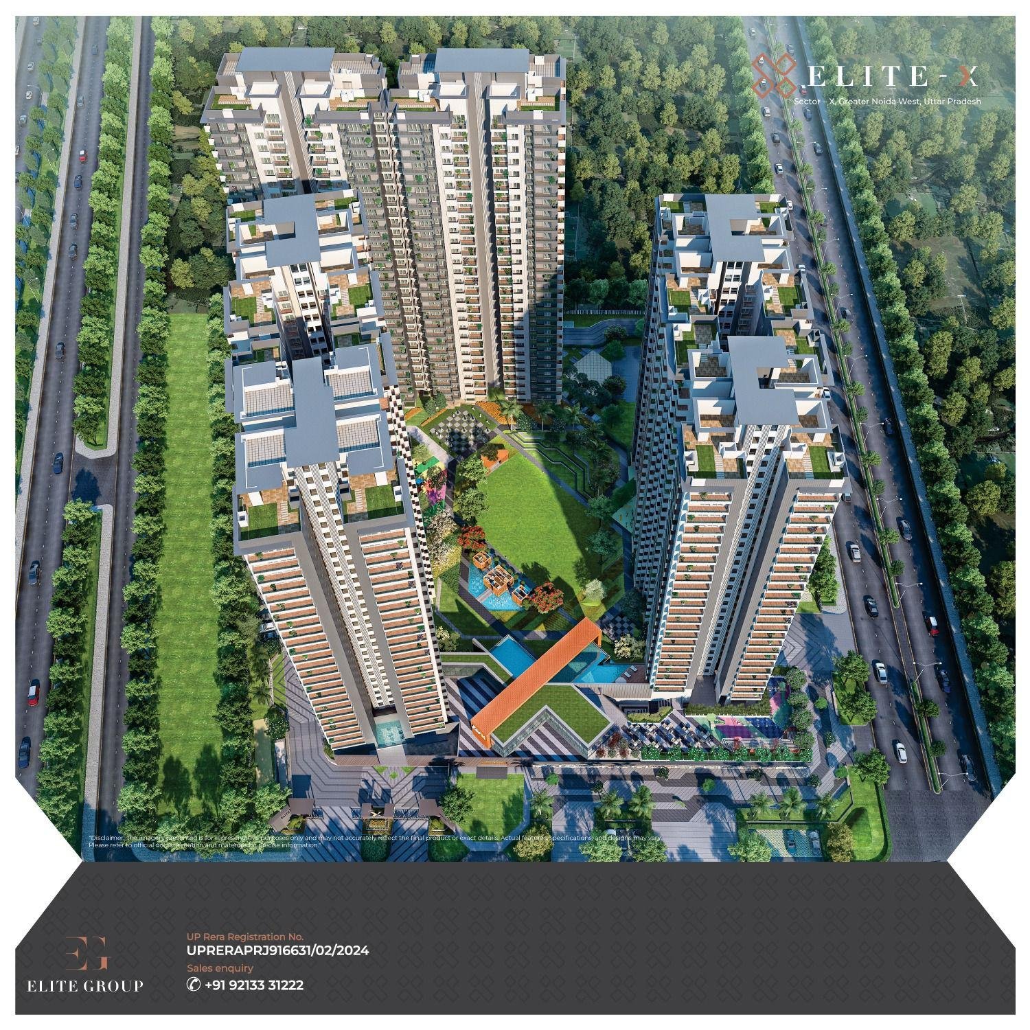 3 and 4 bhk apartment for sale in ELITE X in Sec 10 Greater Noida West