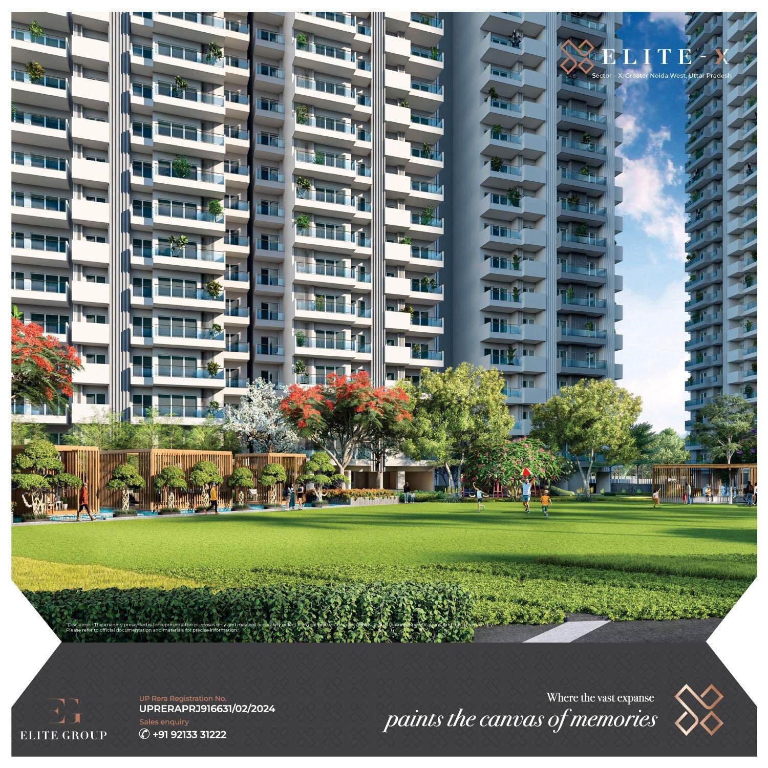 3 and 4 bhk apartment for sale in ELITE X in Sec 10 Greater Noida West