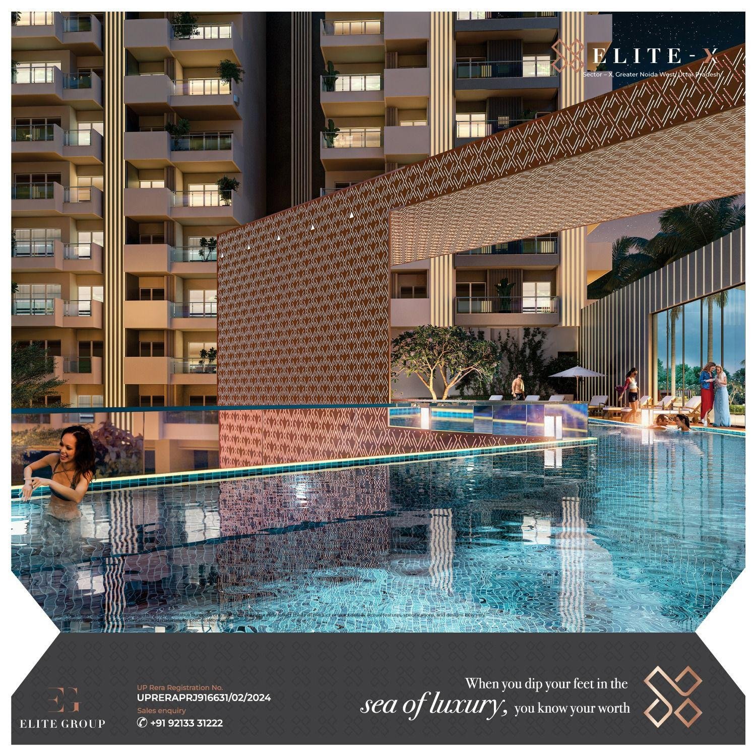 3 and 4 bhk apartment for sale in ELITE X in Sec 10 Greater Noida West