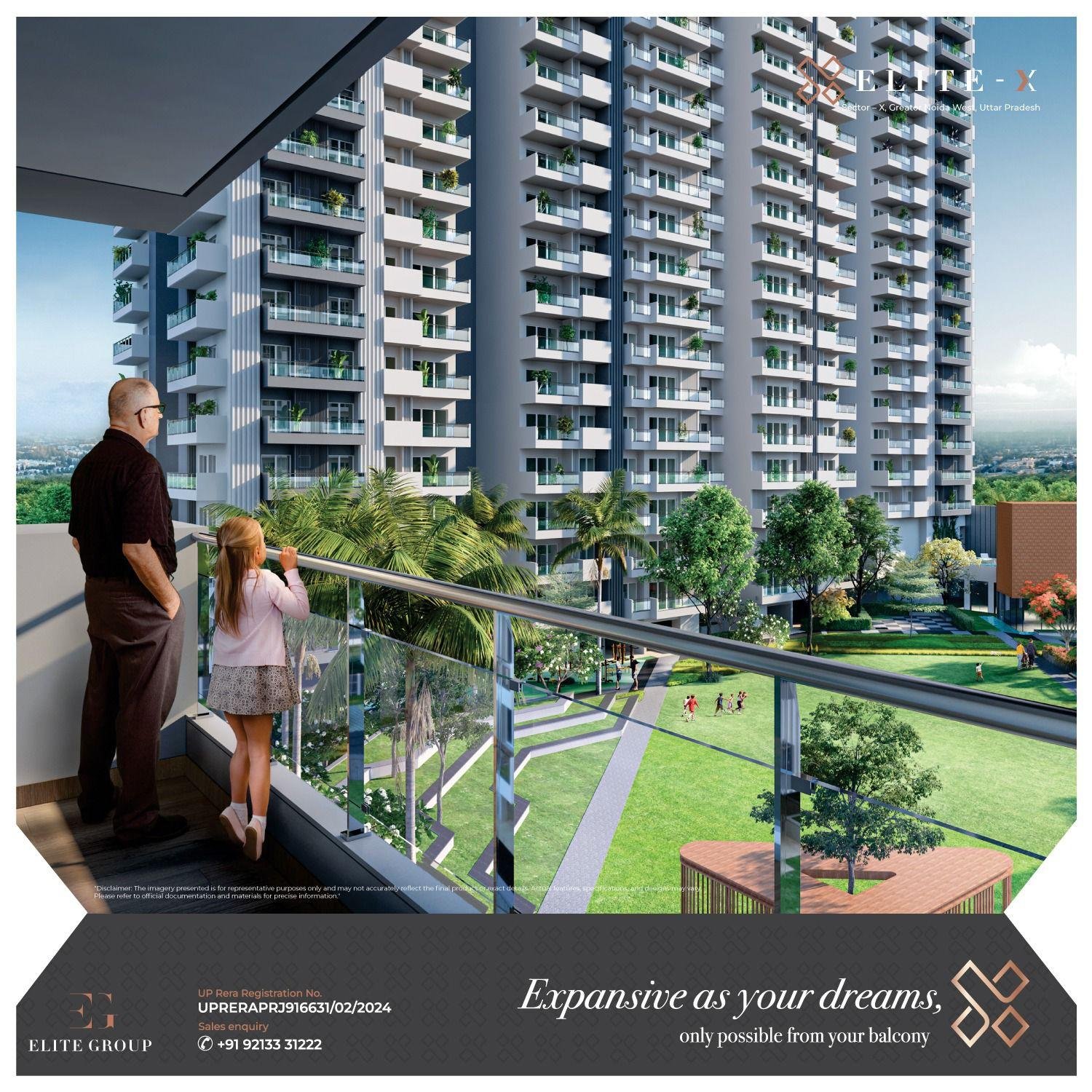 3 and 4 bhk apartment for sale in ELITE X in Sec 10 Greater Noida West