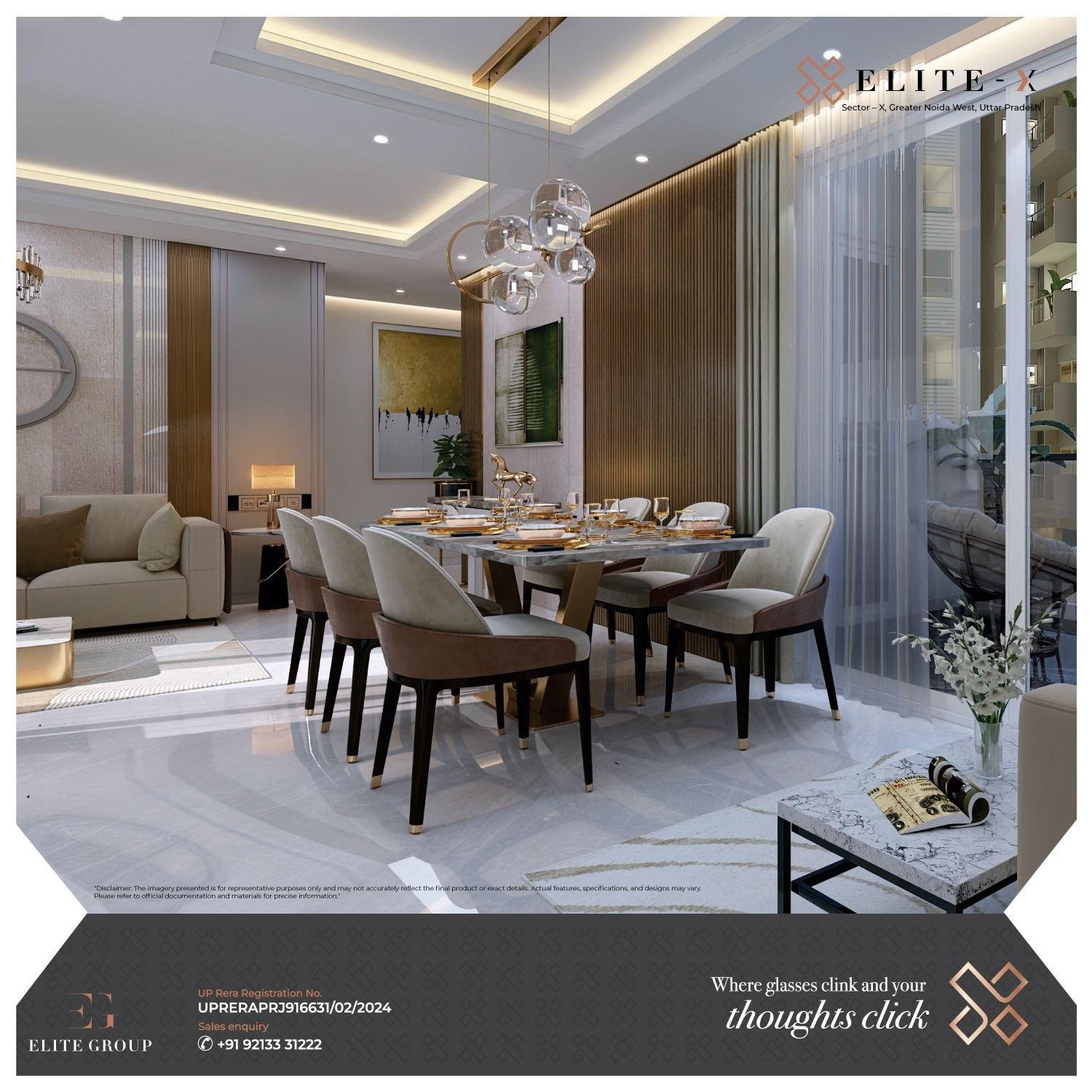 3 and 4 bhk apartment for sale in ELITE X in Sec 10 Greater Noida West