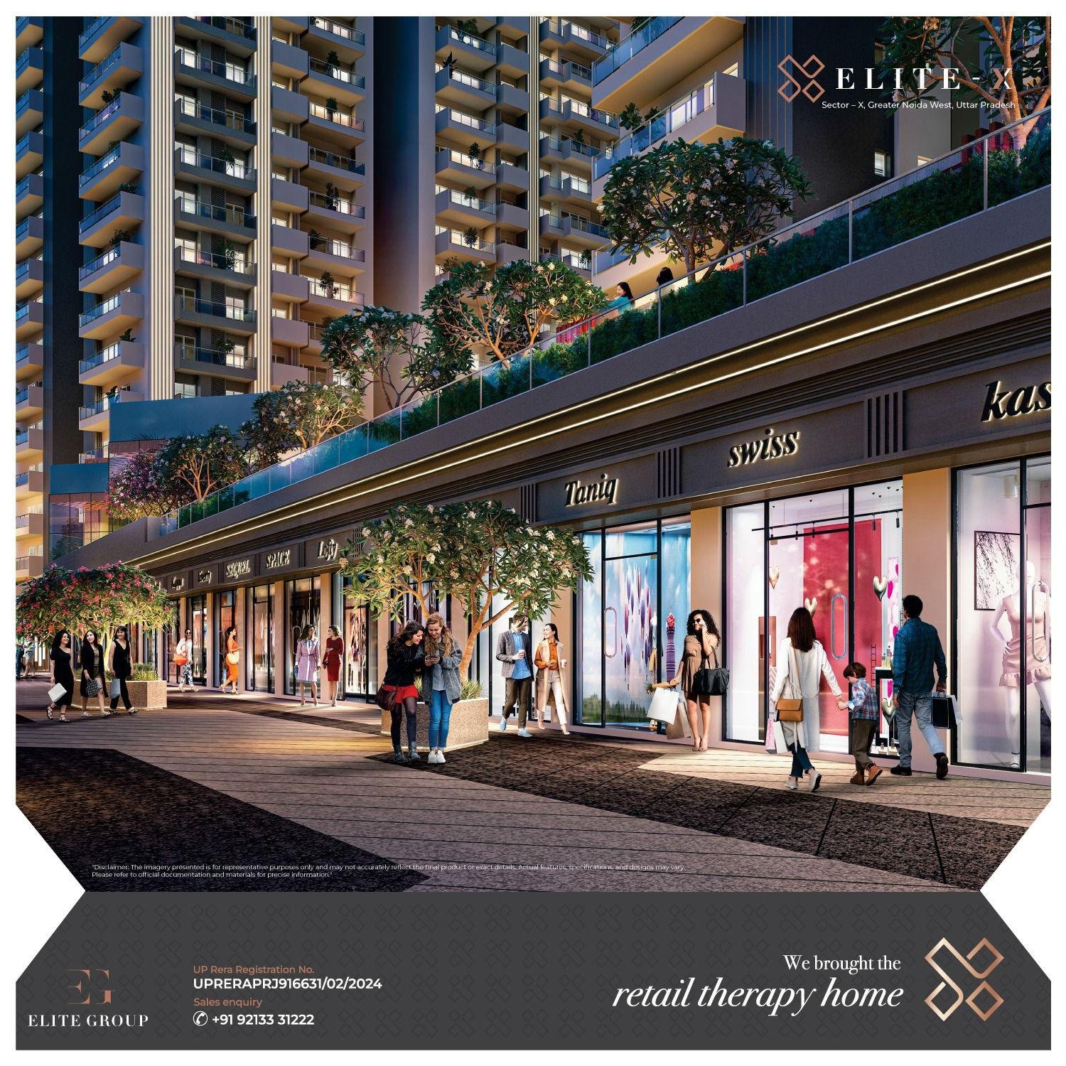 3 and 4 bhk apartment for sale in ELITE X in Sec 10 Greater Noida West